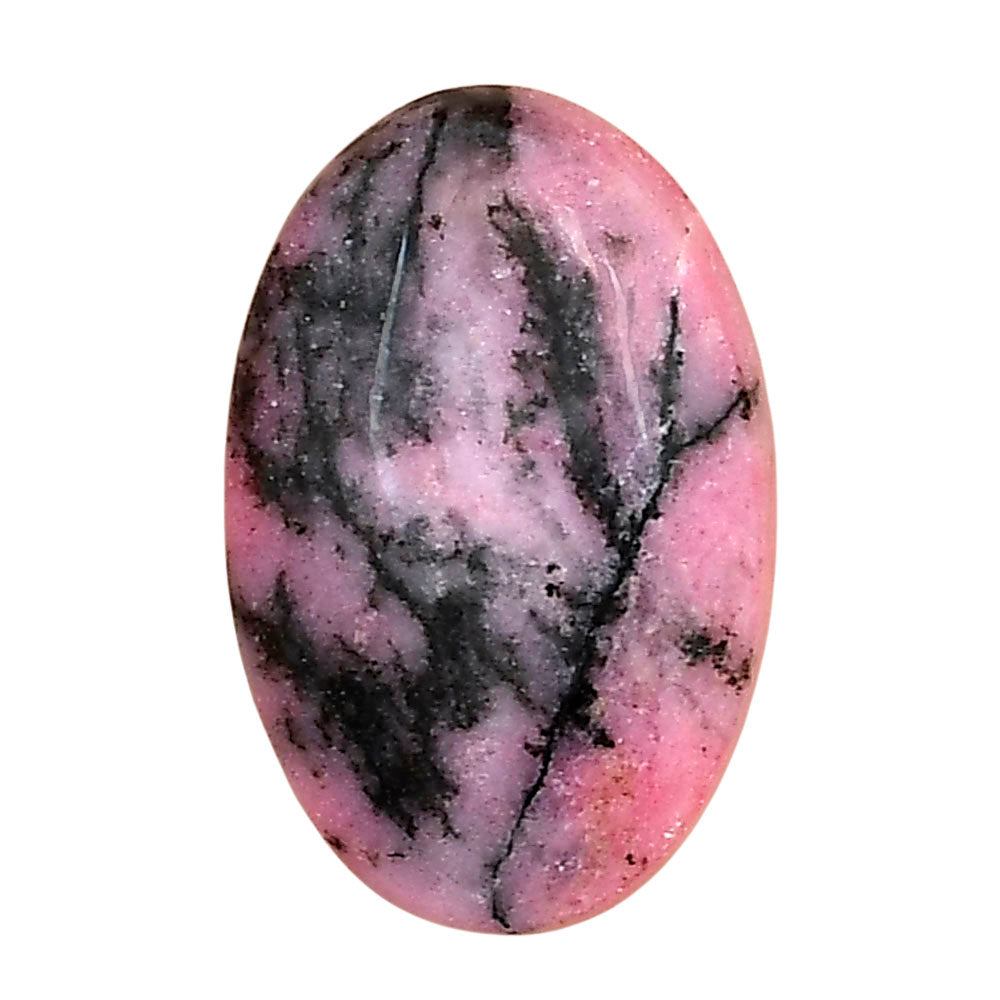 Rhodonite 24.49x15.9x6.3 mm Oval Gemstone LS03028-50