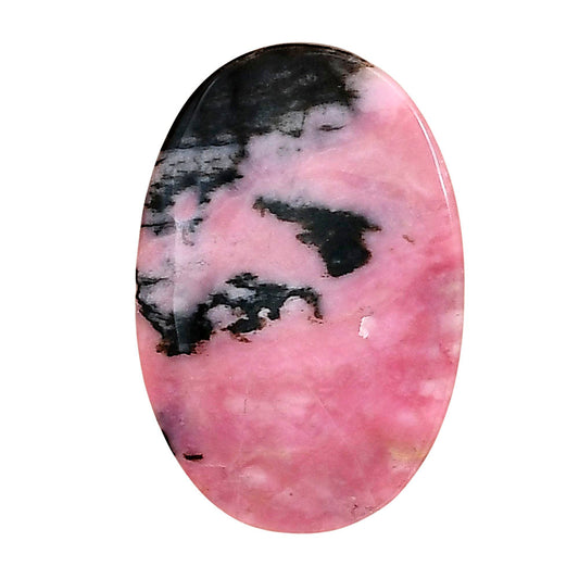 Rhodonite 28.11x18.95x4.3 mm Oval Gemstone LS03030-50