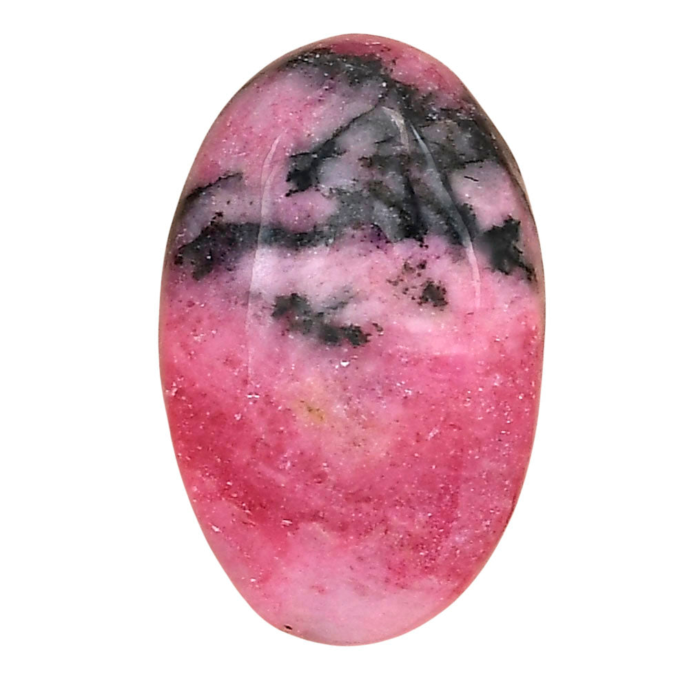 Rhodonite 30.15x19.04x6.1 mm Oval Gemstone LS03032-50