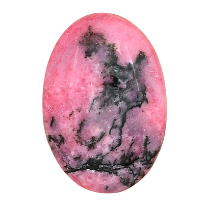 Rhodonite 29.5x20.31x6.3 mm Oval Gemstone LS03037-50