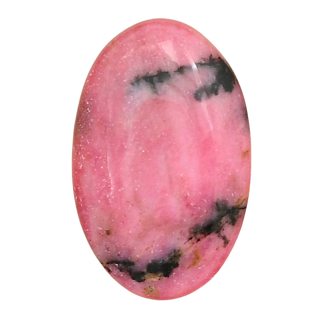Rhodonite 29.53x18.86x5.1 mm Oval Gemstone LS03041-50