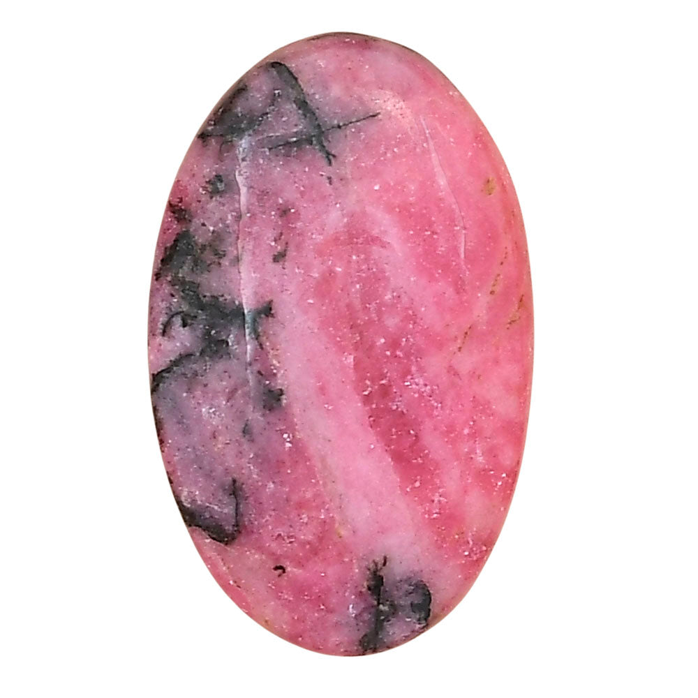 Rhodonite 29.33x18.17x5.4 mm Oval Gemstone LS03043-50