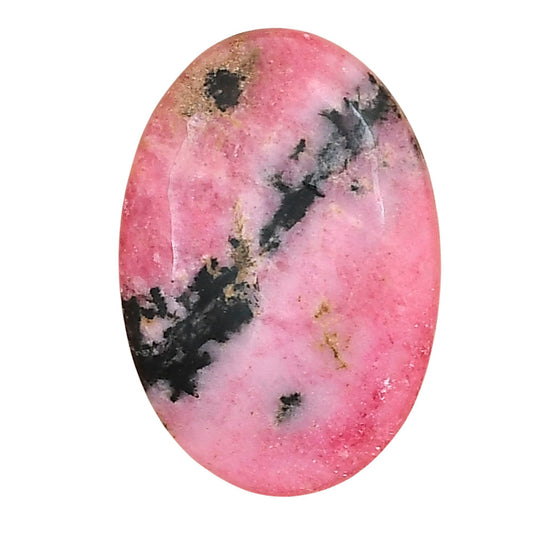 Rhodonite 28.55x19.61x5 mm Oval Gemstone LS03045-50