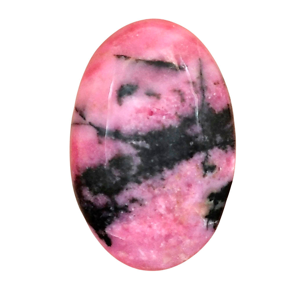 Rhodonite 31x20.42x6.25 mm Oval Gemstone LS03047-50