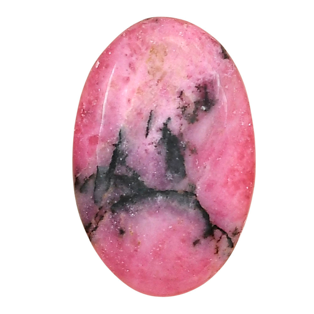 Rhodonite 29.84x19.48x4.5 mm Oval Gemstone LS03048-50