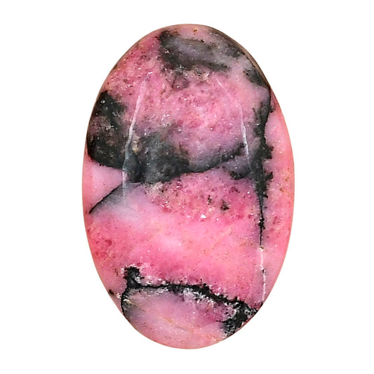 Rhodonite 29.92x19.55x5.5 mm Oval Gemstone LS03053-50