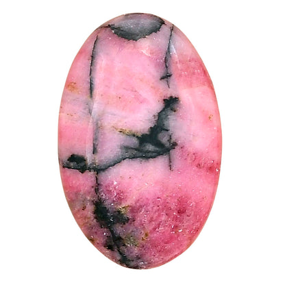 Rhodonite 29.85x19.13x4.9 mm Oval Gemstone LS03057-50
