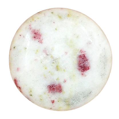 Cinnabar 24.74x24.74x5.2 mm Round Gemstone LS03061-51