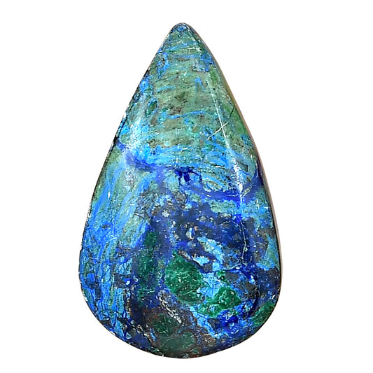 Azurite 33.7x20.45x5.7 mm Pear Gemstone LS03096-52