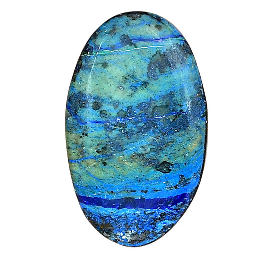 Azurite 31.45x19x4 mm Oval Gemstone LS03097-52