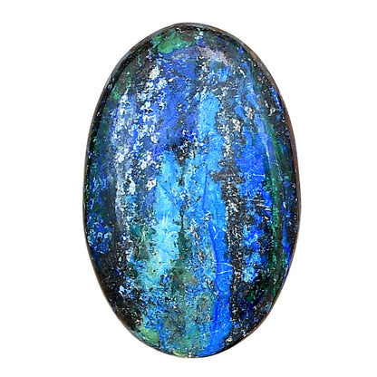Azurite 31.7x20.6x5 mm Oval Gemstone LS03098-52