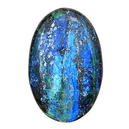 Azurite 31.7x20.6x5 mm Oval Gemstone LS03098-52