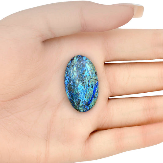 Azurite 31.6x18.8x6.2 mm Oval Gemstone LS03099-52