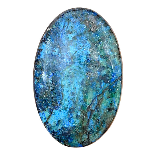 Azurite 33.5x21.5x5.5 mm Oval Gemstone LS03103-52