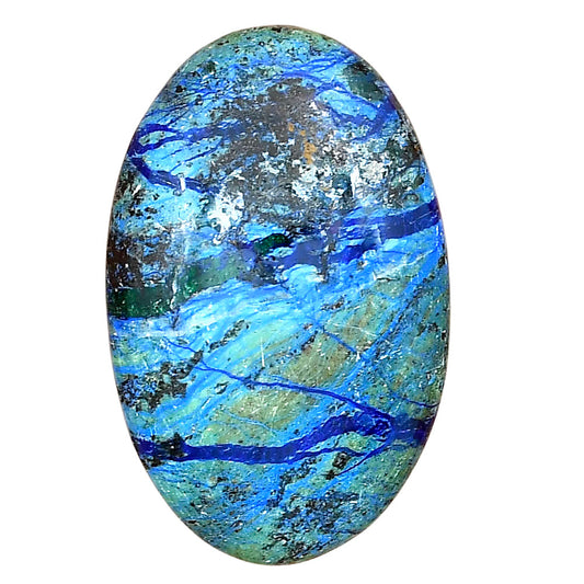 Azurite 36.75x23.4x7.4 mm Oval Gemstone LS03106-52