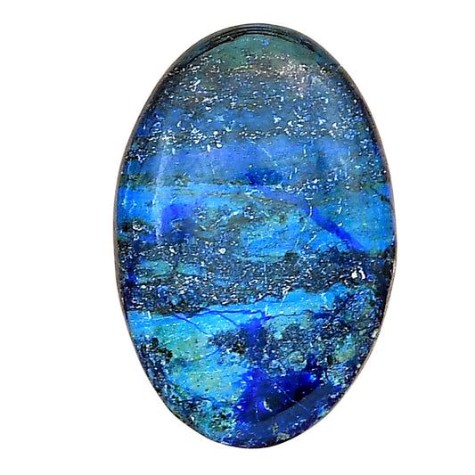 Azurite 28.35x18.85x4.8 mm Oval Gemstone LS03107-52