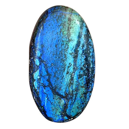 Azurite 36.25x20.6x4.8 mm Oval Gemstone LS03109-52