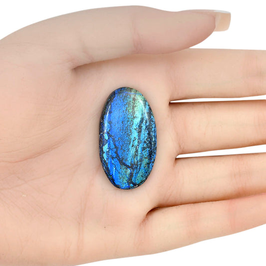 Azurite 36.25x20.6x4.8 mm Oval Gemstone LS03109-52