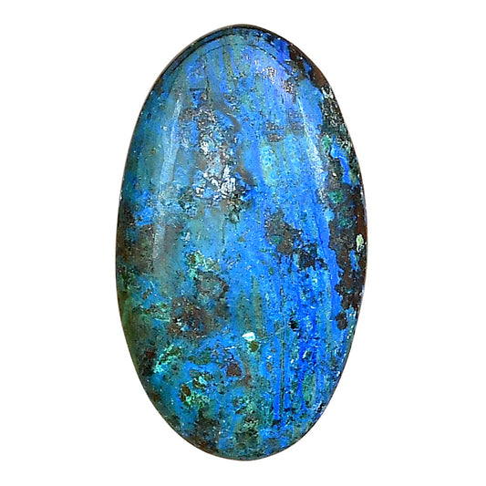 Azurite 33.55x19.45x6 mm Oval Gemstone LS03110-52