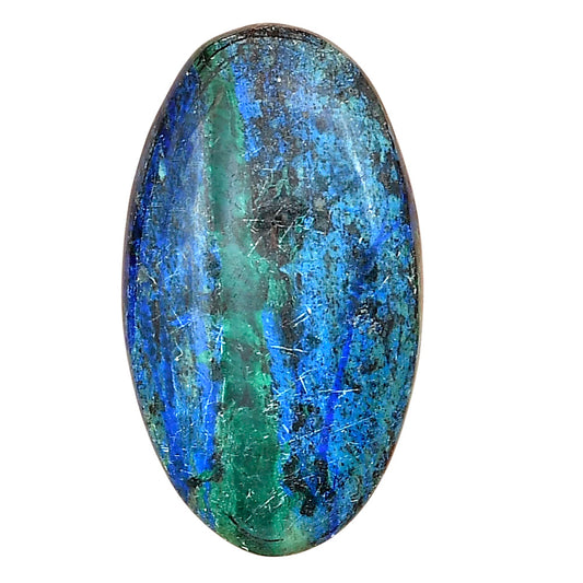 Azurite 36.35x20.6x6 mm Oval Gemstone LS03113-52