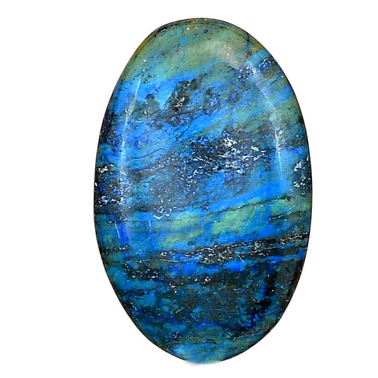 Azurite 30.65x19.7x4.7 mm Oval Gemstone LS03116-52