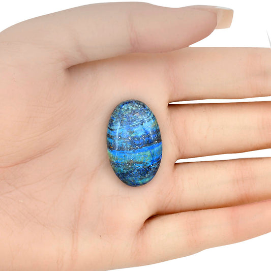 Azurite 29.15x18.55x6.5 mm Oval Gemstone LS03121-52
