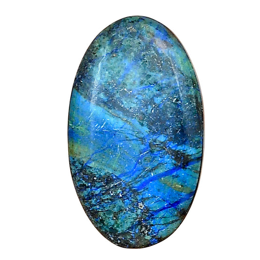 Azurite 30x17.6x4.8 mm Oval Gemstone LS03126-52