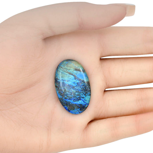 Azurite 33.7x21x5 mm Oval Gemstone LS03127-52