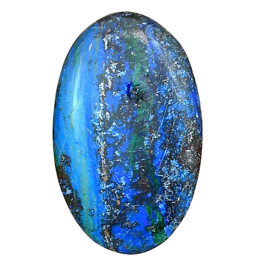 Azurite 34.35x21.15x5.5 mm Oval Gemstone LS03128-52