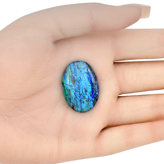 Azurite 29.8x21x5 mm Oval Gemstone LS03134-52