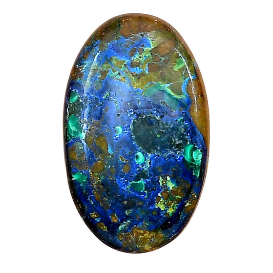 Azurite 28.45x17.5x5.5 mm Oval Gemstone LS03135-52