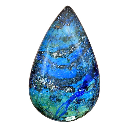 Azurite 31.1x19.85x6 mm Pear Gemstone LS03138-52