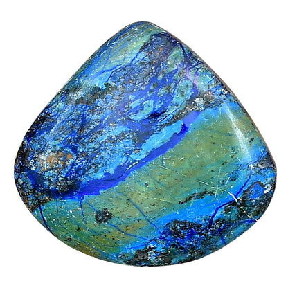 Azurite 35x32.7x5.5 mm Heart Gemstone LS03143-52