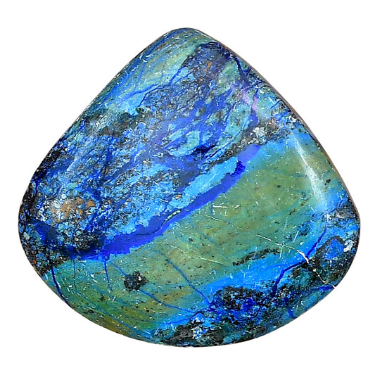 Azurite 35x32.7x5.5 mm Heart Gemstone LS03143-52