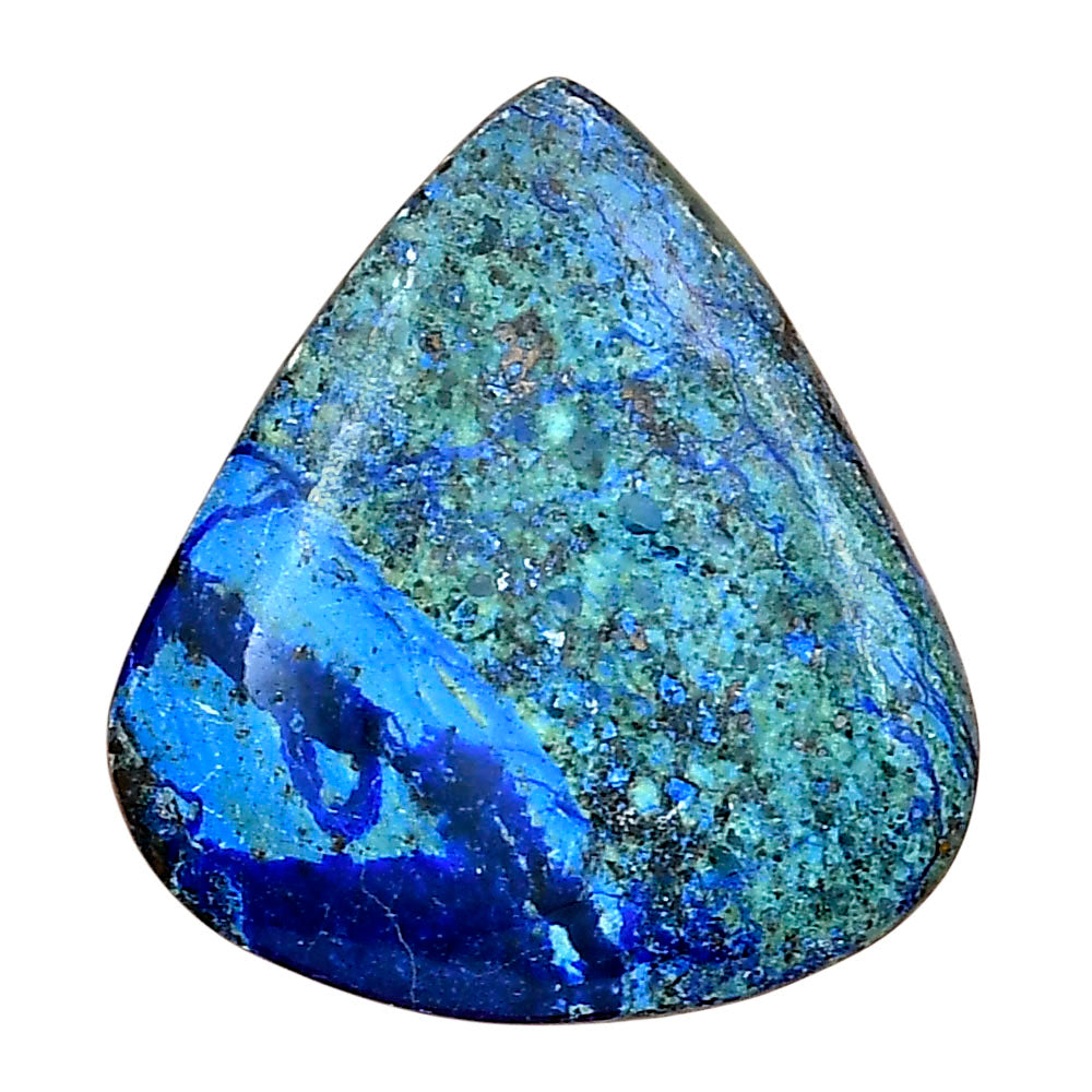 Azurite 29.9x27.52x5 mm Heart Gemstone LS03147-52