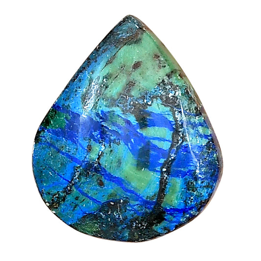 Azurite 24.7x20.7x5.5 mm Pear Gemstone LS03149-52