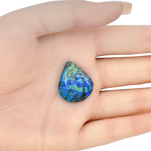 Azurite 24.7x20.7x5.5 mm Pear Gemstone LS03149-52