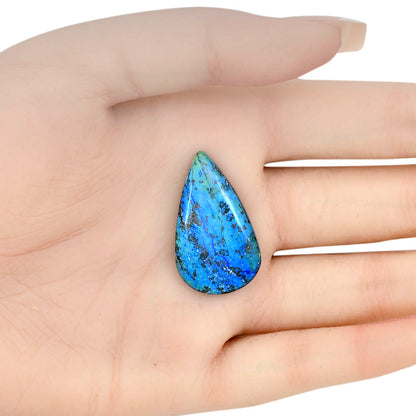 Azurite 31.7x18.65x5 mm Pear Gemstone LS03153-52