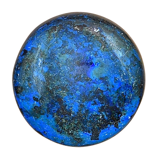 Azurite 22x22x5.6 mm Round Gemstone LS03157-52