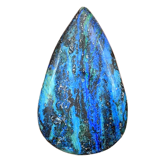 Azurite 34.7x21.15x5.5 mm Pear Gemstone LS03161-52