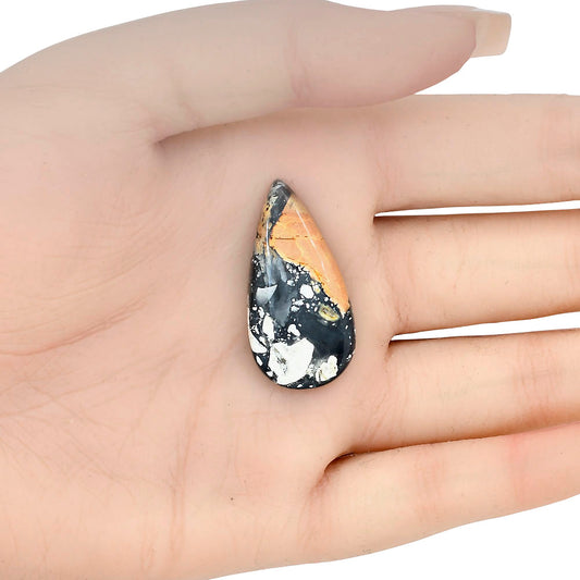 Maligano Jasper 33.38x16.9x5.8 mm Pear Gemstone LS03167-53