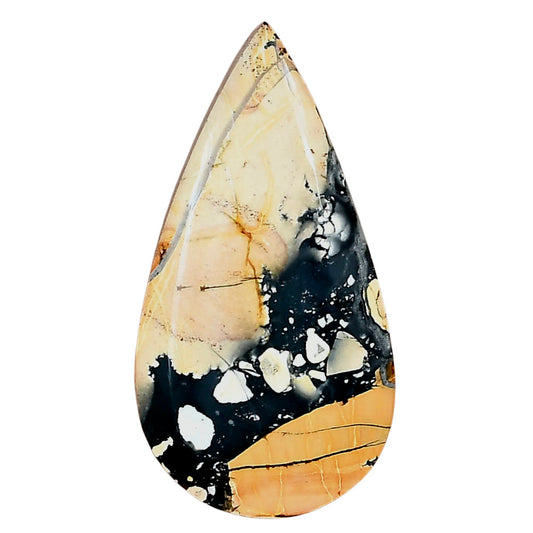 Maligano Jasper 36.15x18.94x5.4 mm Pear Gemstone LS03175-53