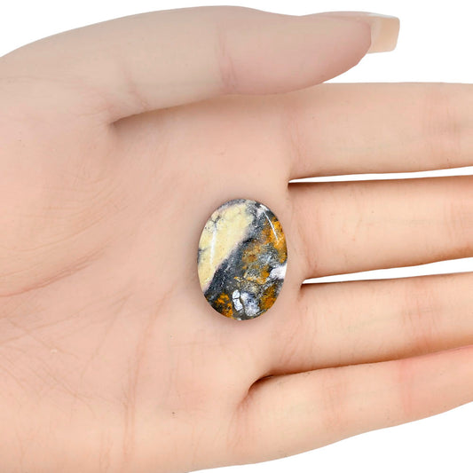 Maligano Jasper 23.43x17.48x4.5 mm Oval Gemstone LS03192-53