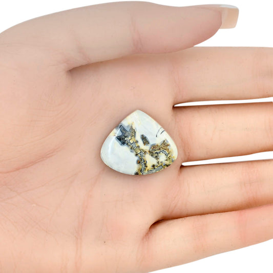Maligano Jasper 24.93x21.14x4.7 mm Heart Gemstone LS03194-53