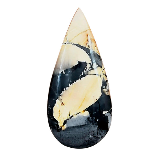 Maligano Jasper 33.8x15.8x4.2 mm Pear Gemstone LS03195-53