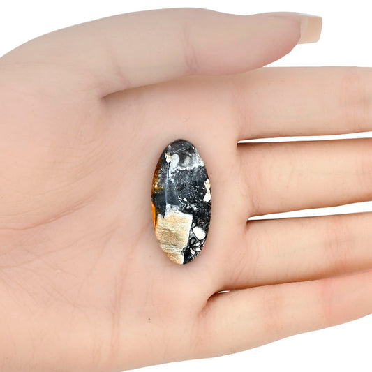 Maligano Jasper 31.65x15.25x6.4 mm Oval Gemstone LS03197-53