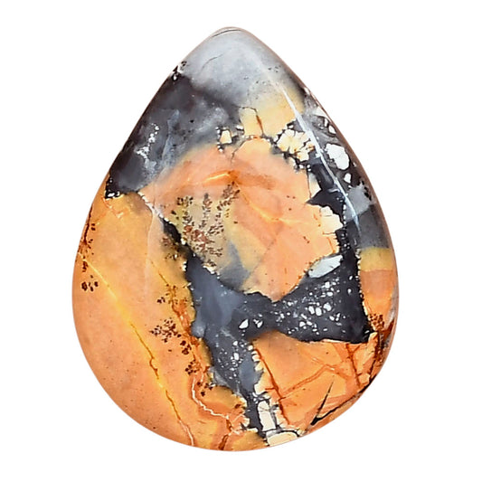Maligano Jasper 26.67x20.5x5.6 mm Pear Gemstone LS03201-53