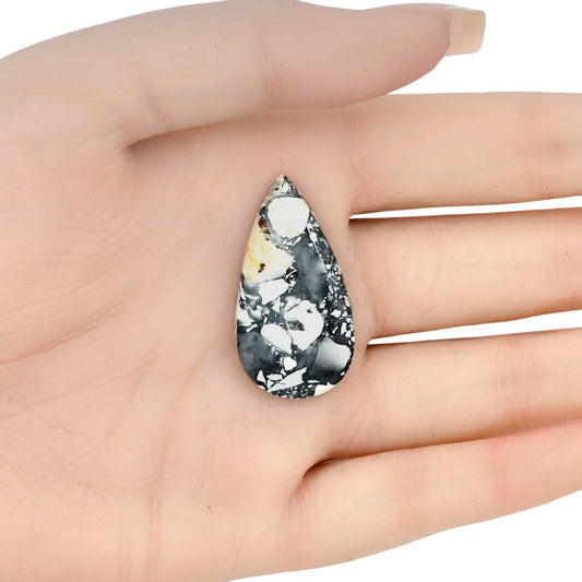 Maligano Jasper 34.89x18.45x5.1 mm Pear Gemstone LS03208-53