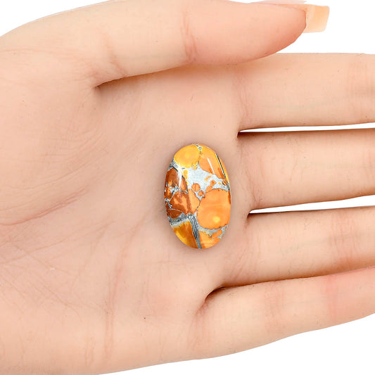 Maligano Jasper 25.03x15.9x5.8 mm Oval Gemstone LS03218-53