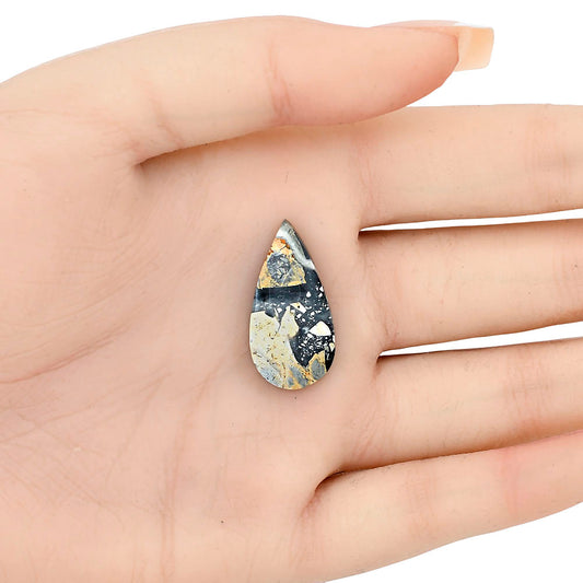 Maligano Jasper 26.36x13.2x4.1 mm Pear Gemstone LS03223-53